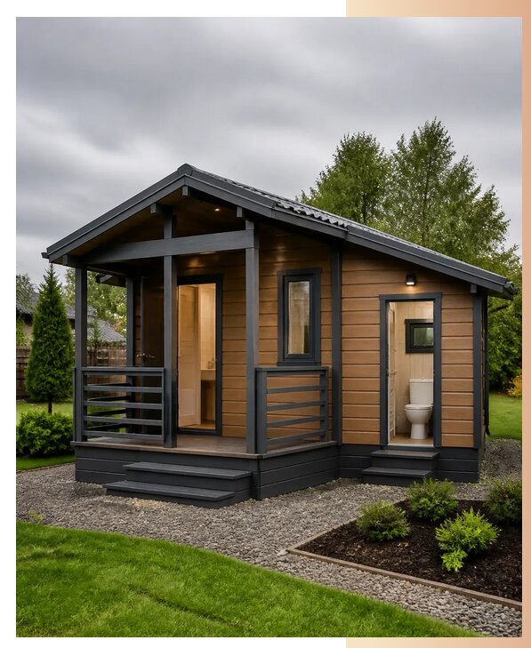 Дачные домики с туалетом в Лиски по цене от 273525 р. | БытовкаПрофи-Лск